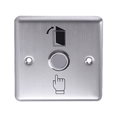 Exit Push Button Metal Square